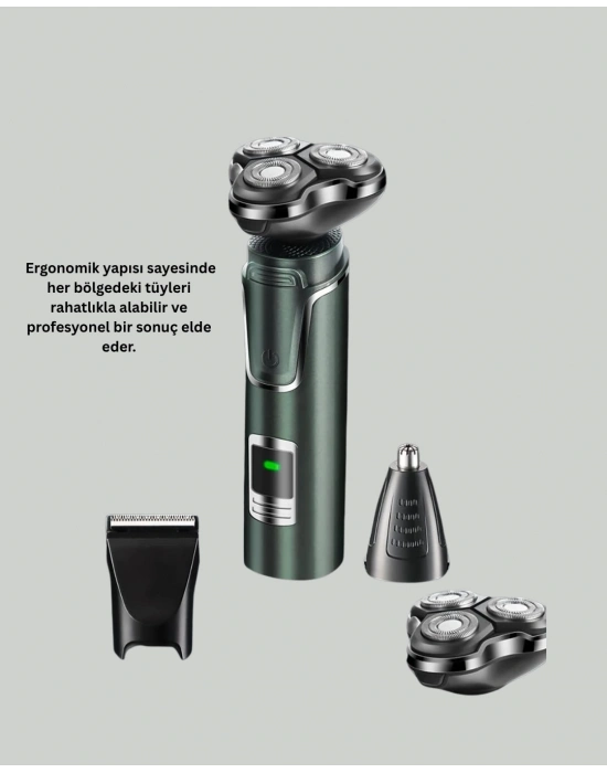 ® Hassas Bölgeler İçin Çok Fonksiyonlu Tıraş Makinesi