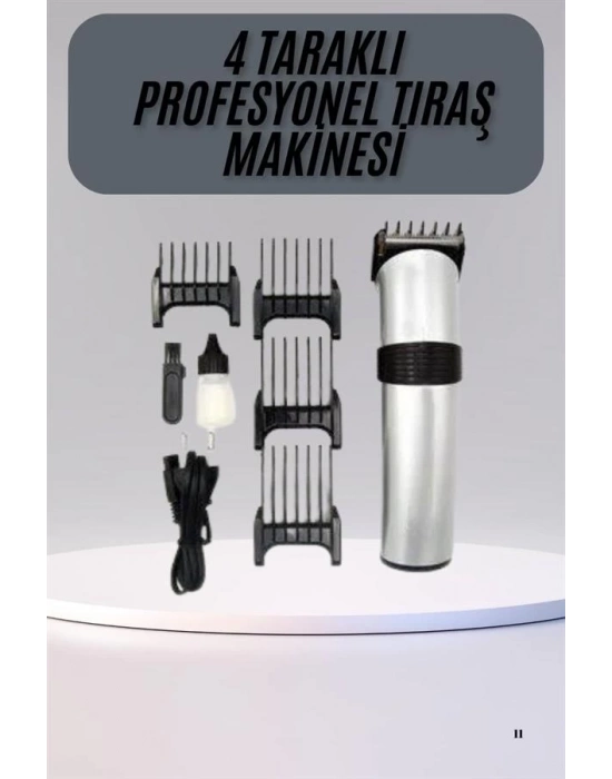 ® Hassas Ciltlere Özel Saç Sakal ve Vücut Kuaför Tipi Şarjlı Tıraş Makinesi