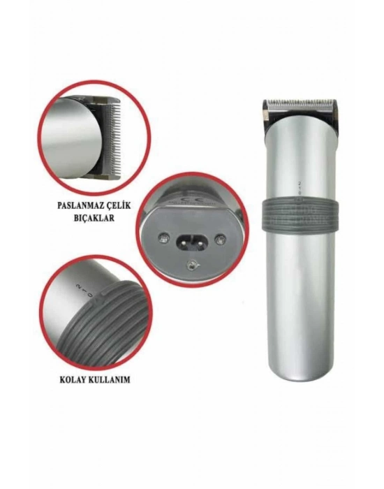 ® Hassas Ciltlere Özel Saç Sakal ve Vücut Kuaför Tipi Şarjlı Tıraş Makinesi