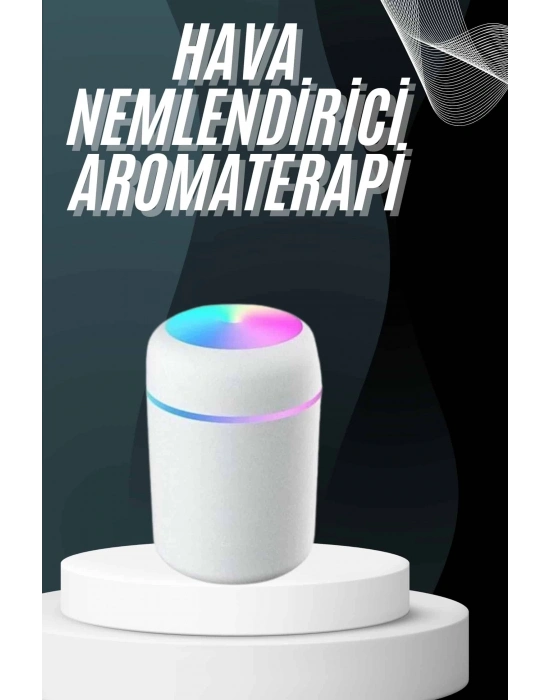 ® Hava Nemlendirici Buhar Makinesi Led Işıklı USB Dekoratif Nemlendirici