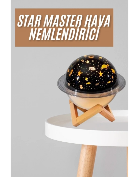 ® Hava Nemlendirici Led Işıklı Gece Lambası Yıldız Görünümlü Renk Değiştiren