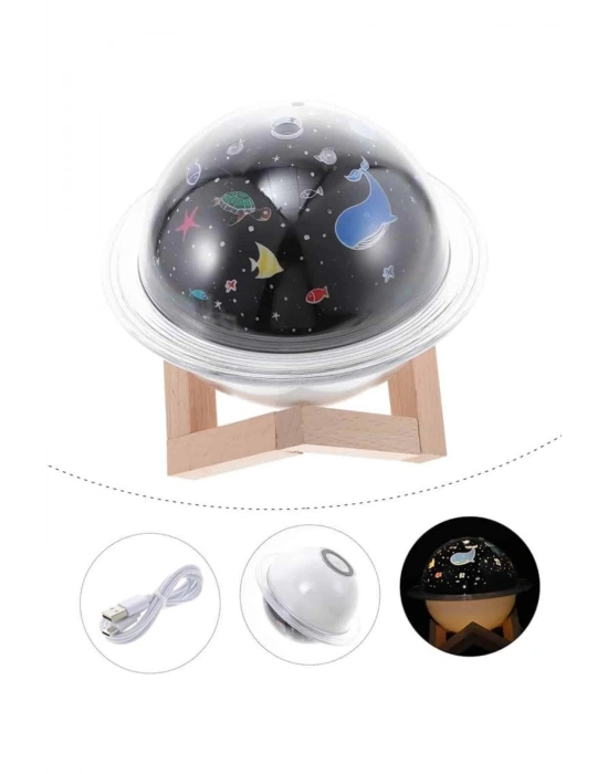 ® Hava Nemlendirici Led Işıklı Gece Lambası Yıldız Görünümlü Renk Değiştiren
