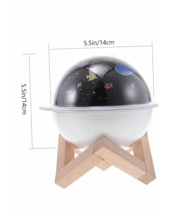 ® Hava Nemlendirici Led Işıklı Gece Lambası Yıldız Görünümlü Renk Değiştiren