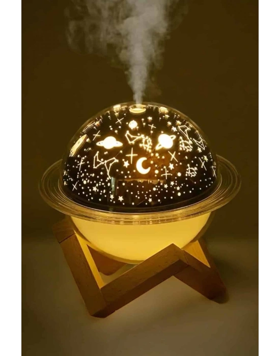 ® Hava Nemlendirici Masa ve Gece Lambası USB Projeksiyon Aromaterapi