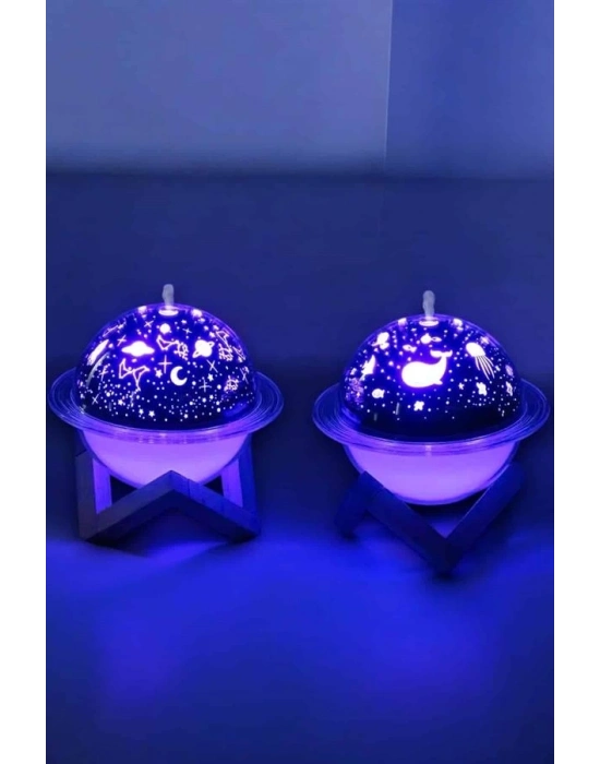 ® Hava Nemlendirici Projeksiyon Görünümlü USB Bağlantılı Aromaterapi