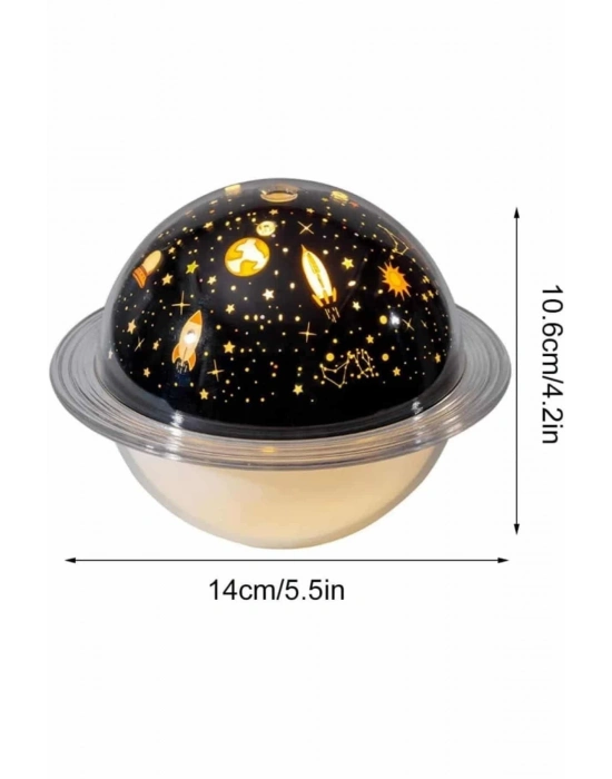 ® Hava Nemlendirici Renk Değiştiren Oda Kokusu Yıldızlı Projektör