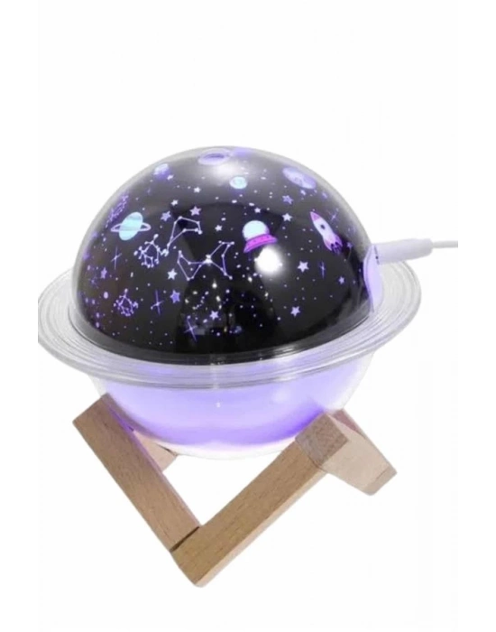 ® Hava Nemlendirici Renk Değiştiren Oda Kokusu Yıldızlı Projektör