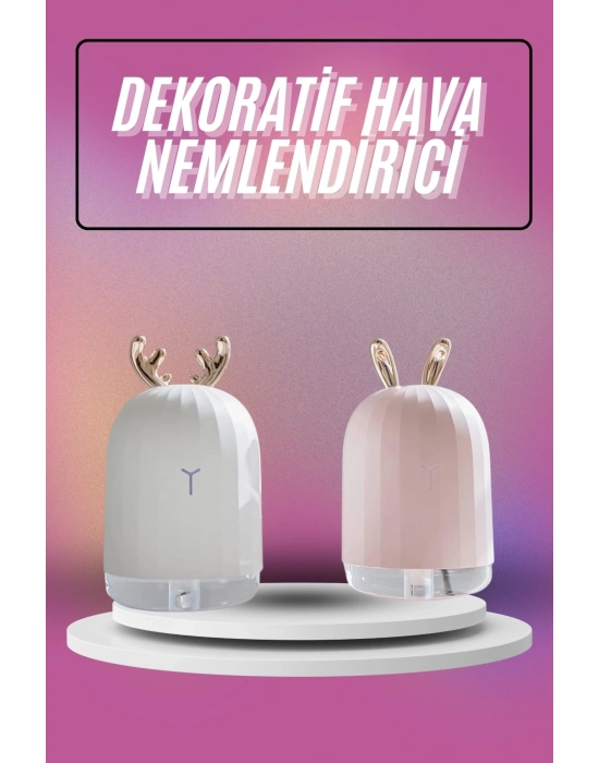 ® Hava Nemlendirici Ultrasonik Aromaterapi Difüzör Tavşan Nemlendirici