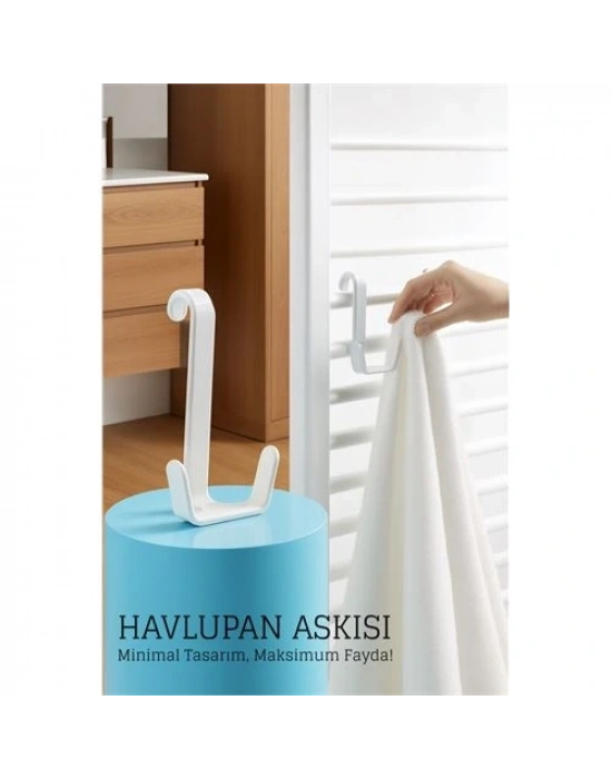 ® Havlupan Askısı - Pratik Radyatör Üstü Askı Çift Kancalı Tasarım