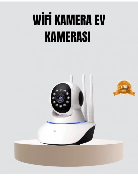 ® HD IP Kamera – Gece Görüşlü, Hareket Sensörlü, Mobil Takip ve Çift Yönlü Ses