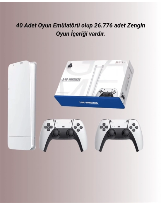 ® HDMI Çıkışlı Çift Kablosuz Kollu Retro Game Stick – M15