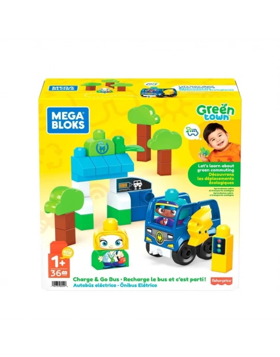 HDX90 MEGA BLO Doğa Dostu Otobüs Seti 36 parça +1 yaş