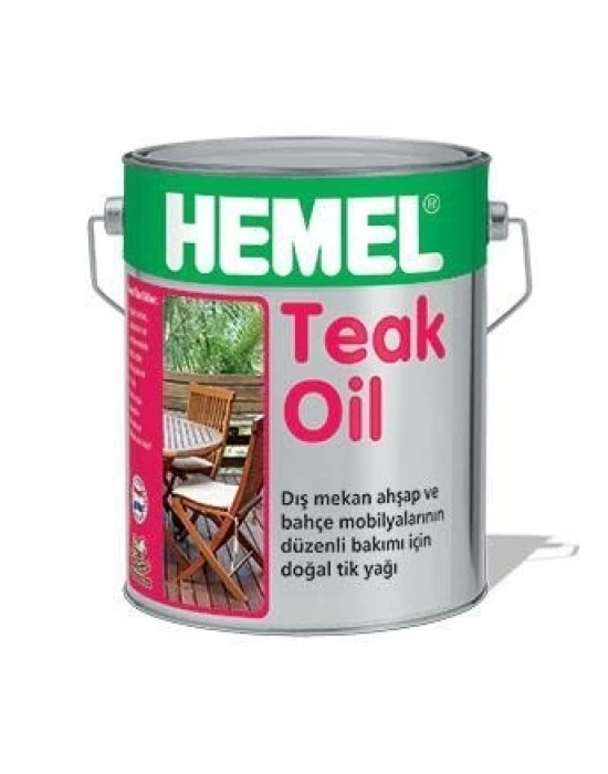 ® Hemel Teak Oil 1. Sınıf Tik Yağı 5 Litre