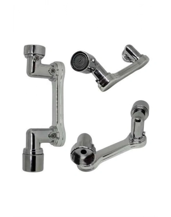 ® Her Yere Dönebilen Tasarruflu Mutfak Musluk Başlığı Ucu Musluk Ucu Oynar Başlıklı