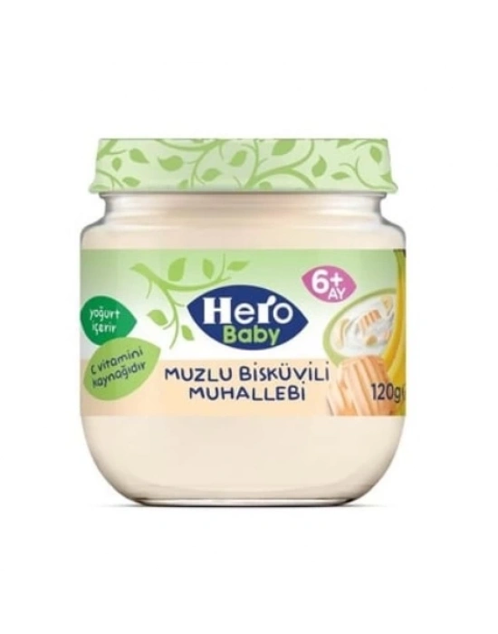 ®   Muzlu Bisküvili Muhallebi Kavanoz Mama 120 Gr