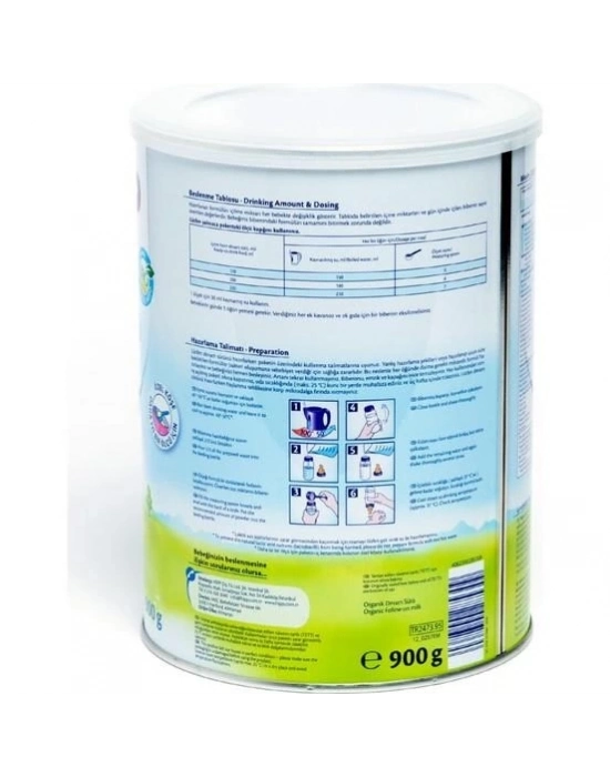 2 Organik Combiotic Bebek Sütü 800 Gr