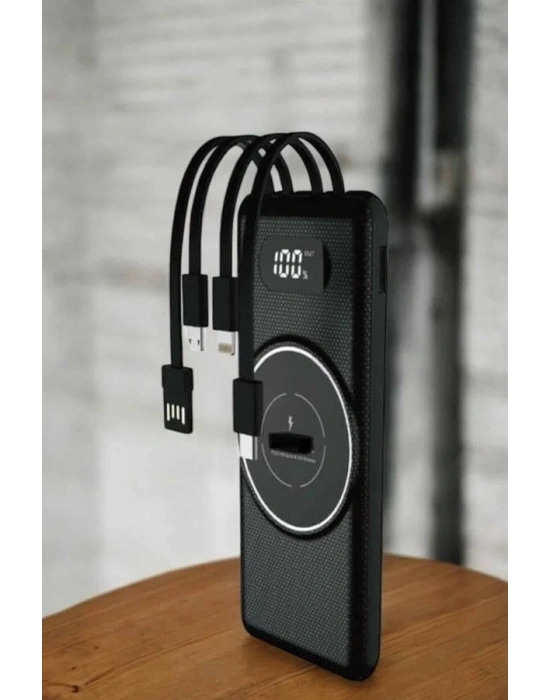 ® Hızlı Şarj Dijital Göstergeli Powerbankli Çoklu Şarj Özelliği