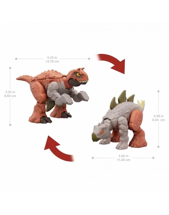 ® HLP05  Değişim Serisi - Çifte Tehlike Dinozor Figürleri