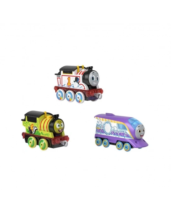® HNP82 Thomas ve Arkadaşları - Renk Değiştiren Küçük Trenler 3lü Paket