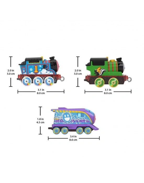 ® HNP82 Thomas ve Arkadaşları - Renk Değiştiren Küçük Trenler 3lü Paket