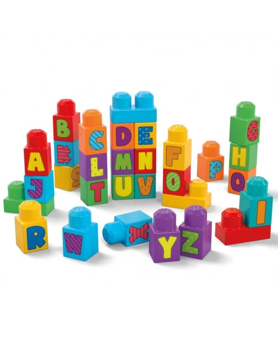 ® HRR60 Mega Blo Alfabeli Blok Çantası 30 parça +1 yaş