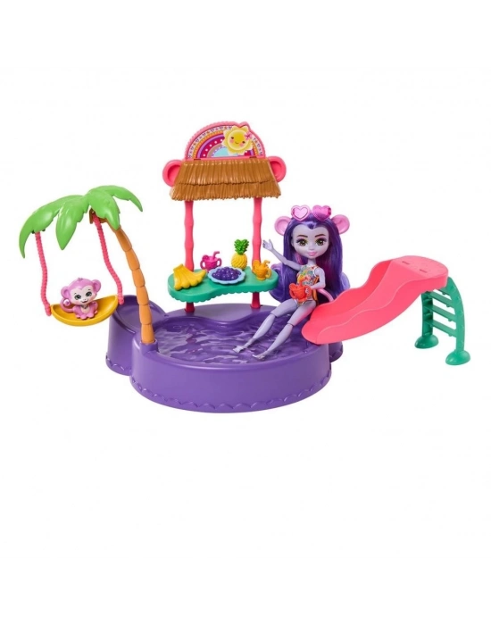 ® HTW73 Enchantimals Eğlenceli Havuz Partisi Oyun Seti