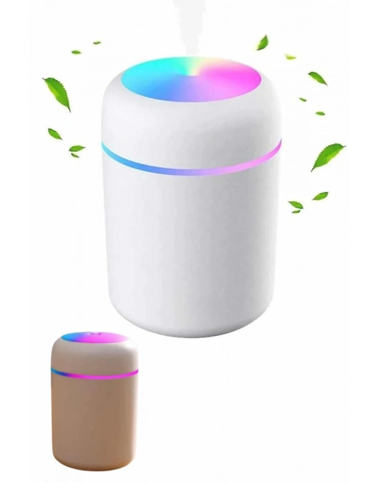 ® Humidifier LED Işıklı Mini Ortam Oda Kokusu Aromaterapi Buhardanlık