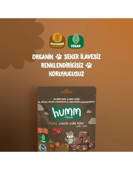 ® Organik Fındıklı Kakaolu Vegan Kek 30 Gr