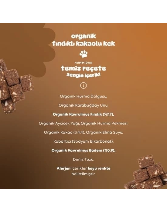 ® Organik Fındıklı Kakaolu Vegan Kek 30 Gr