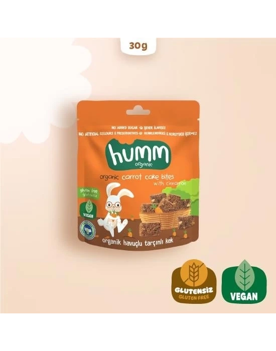 ® Organik Havuçlu Tarçınlı Vegan Kek 30 Gr