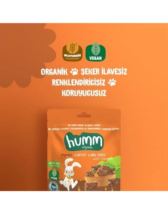 ® Organik Havuçlu Tarçınlı Vegan Kek 30 Gr
