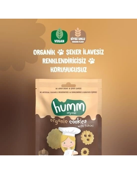 ® Organik Tahinli ve Pekmezli Vegan Kurabiye 55 Gr