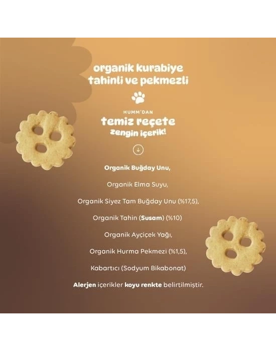 ® Organik Tahinli ve Pekmezli Vegan Kurabiye 55 Gr
