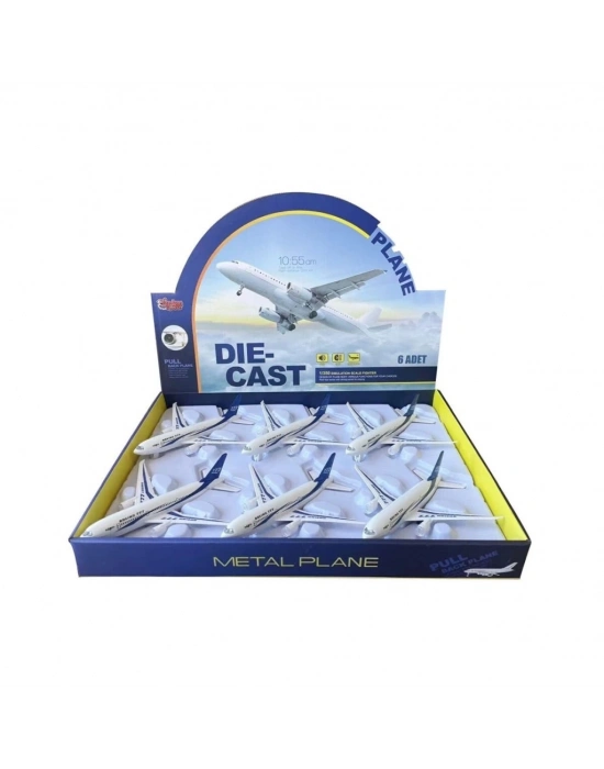 ® HW-180 2830 BLUE CB IŞIKLI SESLİ METAL YOLCU UÇAĞI