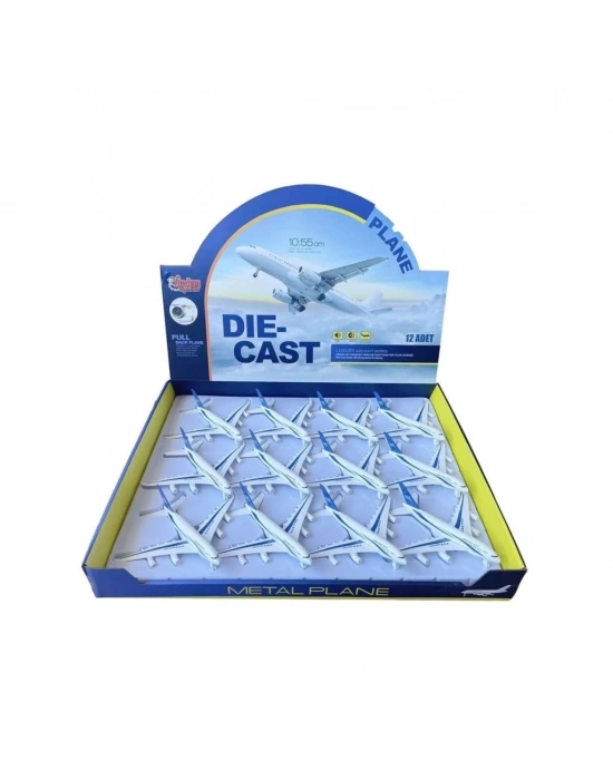 ® HW-777-2 2816 BLUE CB IŞIKLI-SESLİ METAL YOLCU UÇAĞI (ADET FİYATIDIR)