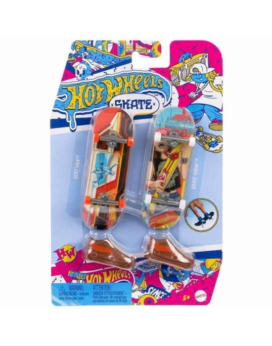 ® HXL17  Skate Retro Temalı İkili Parmak Kaykay ve Ayakkabı Paketi