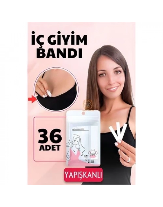 ® İç Giyim Bandı Çift Taraflı Yapışkanlı Su Geçirmez 36 ADET