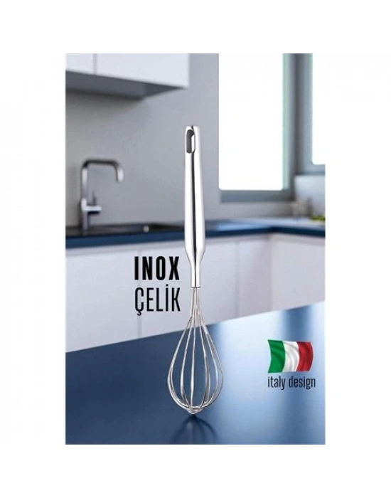 Inox Çelik Çırpıcı Italyan Dizayn 722006
