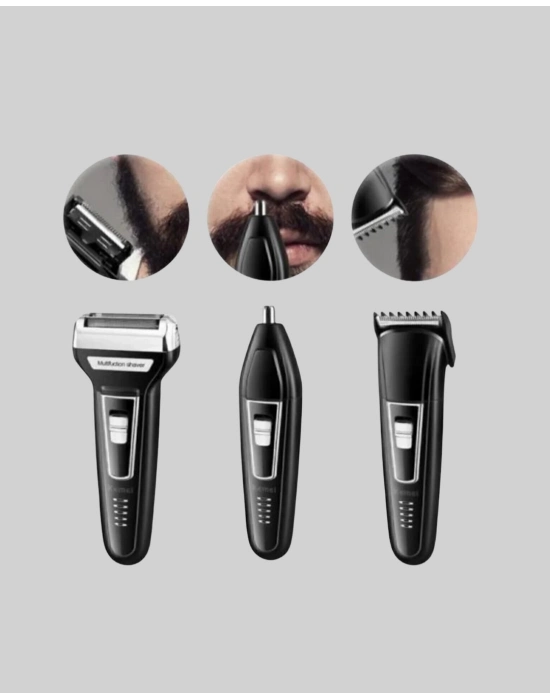 ® İnsua 3 Başlıklı Profesyonel Tıraş Makinesi – Sıfır Kesim, Hassas Başlık, Güçlü Motor