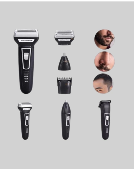 ® İnsua 3 Başlıklı Profesyonel Tıraş Makinesi – Sıfır Kesim, Hassas Başlık, Güçlü Motor