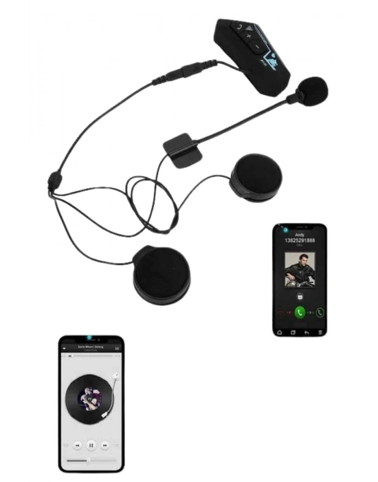 ® Intercom Bluetooth Kask Kulaklık Motosiklet Kulaklık 5.0 Bluetooth