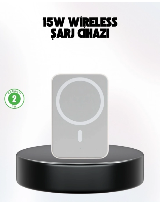 ® iPhone Serileri ile Uyumlu MagSafe Manyetik Araç Telefon Tutucu ve Şarj Cihazı