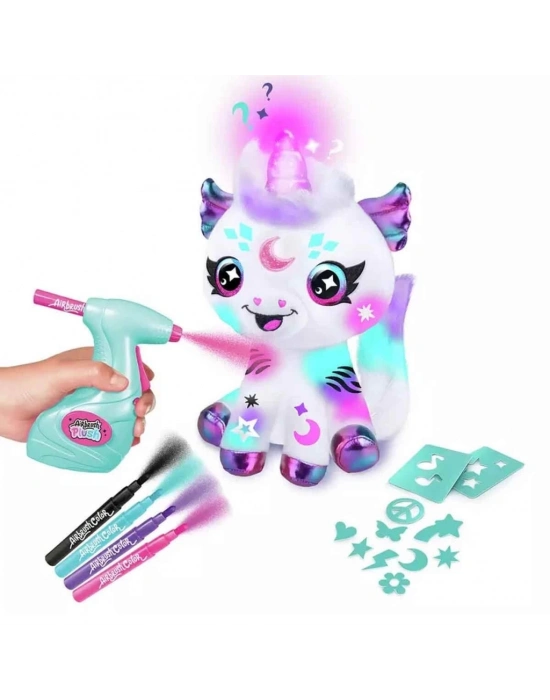 ® Işıklı Airbrush Peluş Cosmic Unicorn