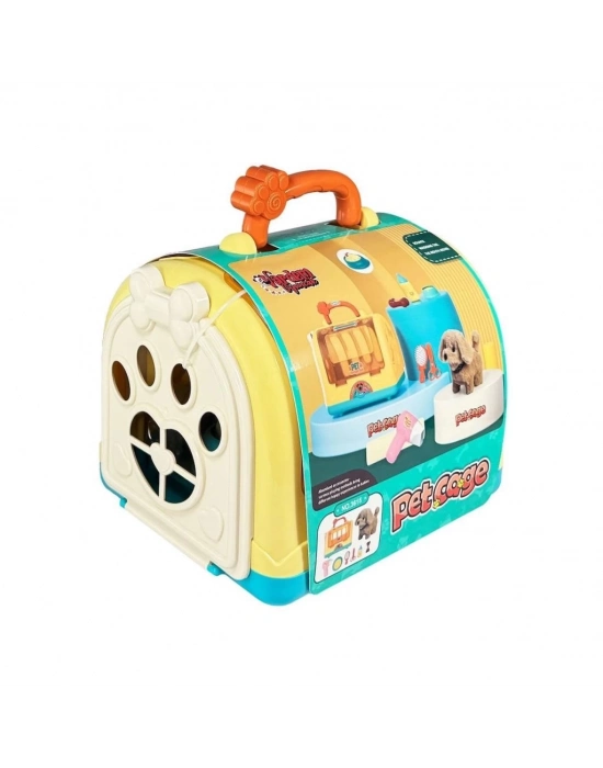 ® JND-3615 Taşıma Çantalı Hareketli Pilli Köpek Set (Pet Shop) -Vardem Oyuncak