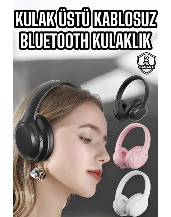 ® Kablosuz Bluetooth Kulaklık ANC/ENC Destekli Kulak Üstü Yüksek Ses Kaliteli