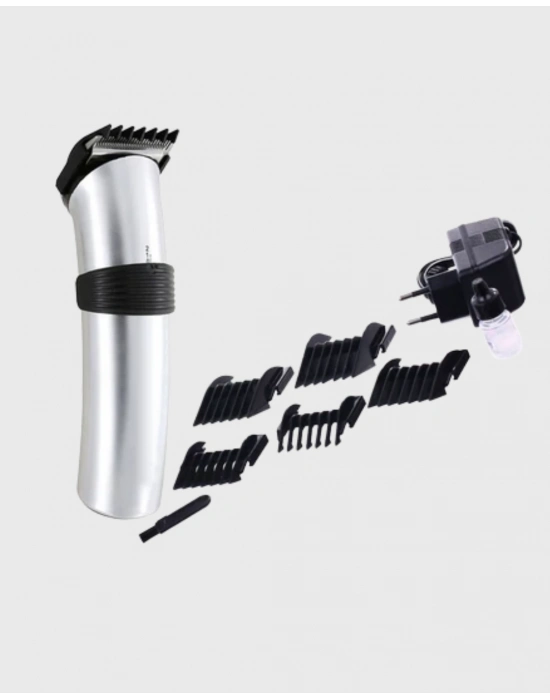 ® Kablosuz Profesyonel Tıraş Makinesi – Şarjlı, 60 Dakika Kullanım Süreli, Çelik Bıçaklı, Sessiz Motor