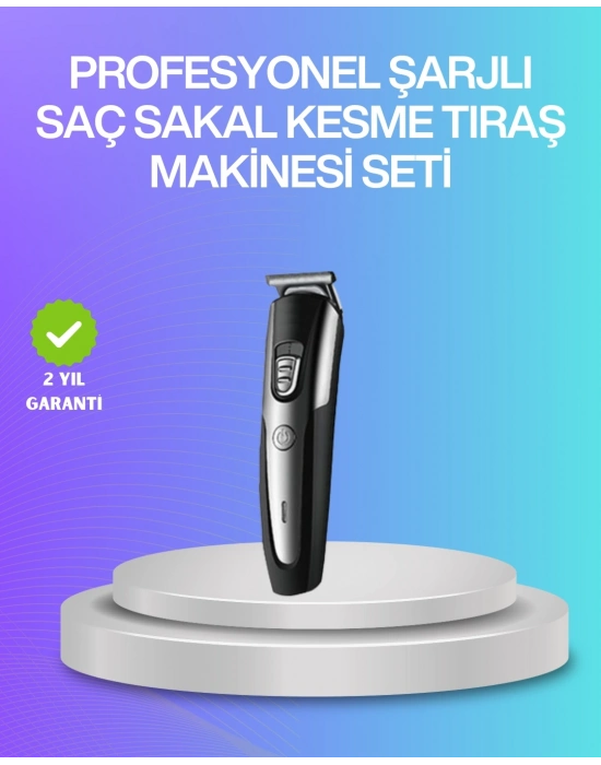 ® Kablosuz Saç Sakal Kesme Makinesi Kuaför Tipi Hassas Kesim
