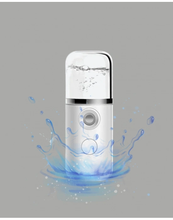 ® Kablosuz Şarjlı Mini Buhar Nemlendirici – Cilt ve Ortam İçin Taşınabilir Akıllı Cihaz