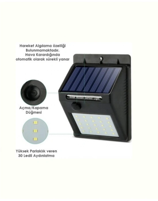 ® Kablosuz Solar LED Lamba | Bahçe, Veranda, Merdiven Işığı, Otomatik Aç-Kapa Sensörlü