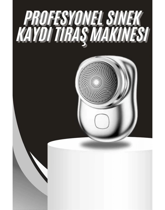 ® Kablosuz Tıraş Makinesi Günlük Hızlı Taşınabilir Şarjlı Yuvarlak Paslanmaz Çelik